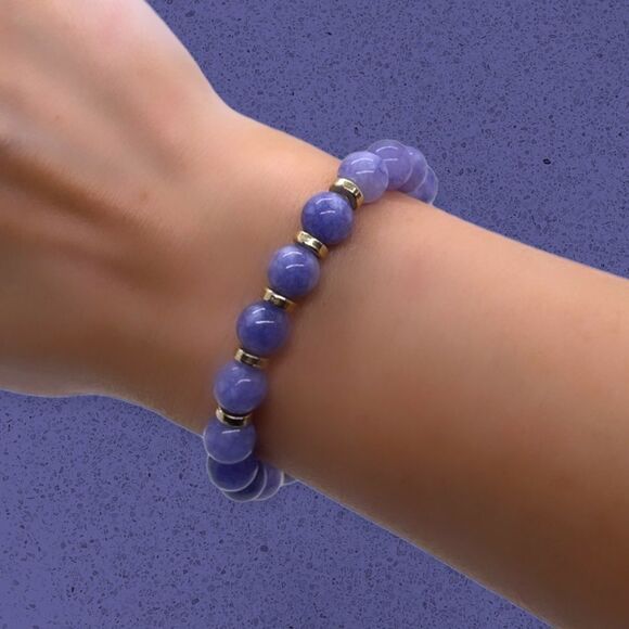 NWT Wool + Pepper Co. Sagittarius + Tanzanite Bracelet - Zodiac x Gemstone - Picture 6 of 12